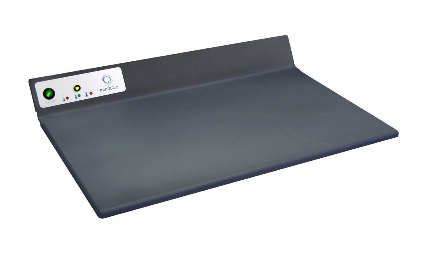 Warming plate 470 x 260 mm, temperature preset to +37°C